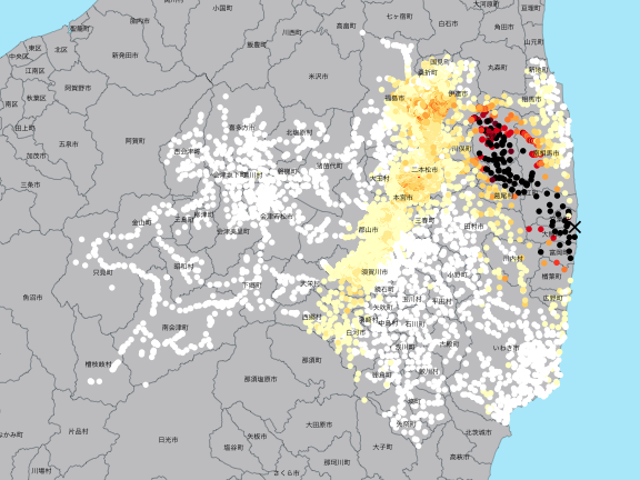 放射線地図
